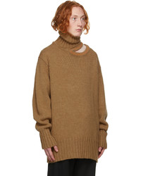 Dolcevita di lana marrone chiaro di Y/Project