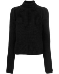 Dolcevita di lana nero di Calvin Klein