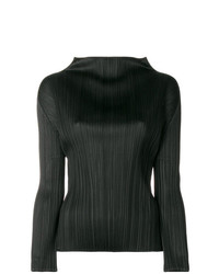 Dolcevita nero di Pleats Please By Issey Miyake