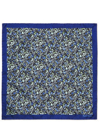Fazzoletto da taschino a fiori blu scuro di Paul Smith