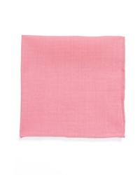 Fazzoletto da taschino di cotone rosa