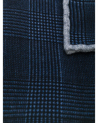 Fazzoletto da taschino di lana blu scuro di Eleventy