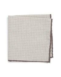 Fazzoletto da taschino di lana grigio