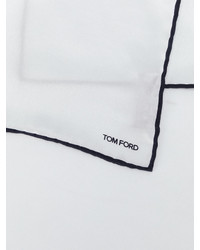 Fazzoletto da taschino di seta bianco di Tom Ford