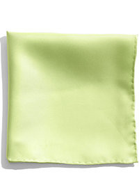 Fazzoletto da taschino di seta verde