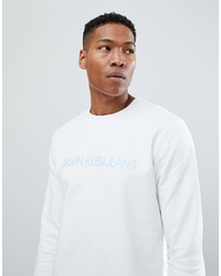 Felpa bianca di Calvin Klein Jeans