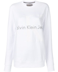 Felpa bianca di CK Calvin Klein
