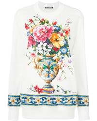 Felpa bianca di Dolce & Gabbana