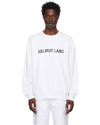 Felpa bianca di Helmut Lang