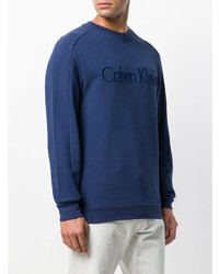 Felpa blu scuro di Calvin Klein Jeans