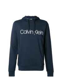 Felpa con cappuccio blu scuro di Calvin Klein Jeans Est. 1978