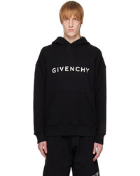 Felpa con cappuccio nera di Givenchy