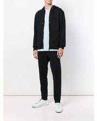 Felpa con cappuccio nera di Calvin Klein Jeans