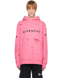 Felpa con cappuccio rosa di Givenchy
