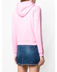 Felpa con cappuccio rosa di Calvin Klein Jeans