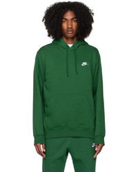 Felpa con cappuccio verde di Nike
