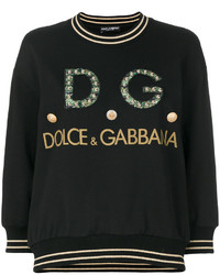Felpa nera di Dolce & Gabbana