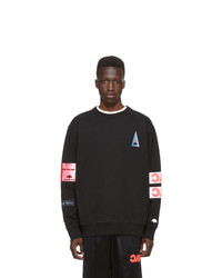 Felpa ricamata nera di Adidas Originals By Alexander Wang