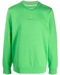 Felpa verde di Calvin Klein Jeans