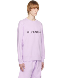 Felpa viola chiaro di Givenchy