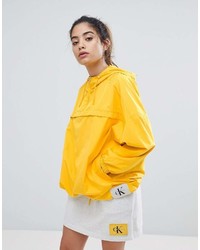 Giacca a vento gialla di Calvin Klein Jeans