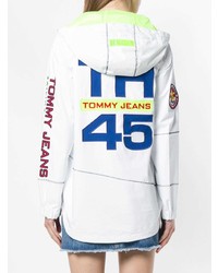 Giacca a vento stampata bianca di Tommy Jeans
