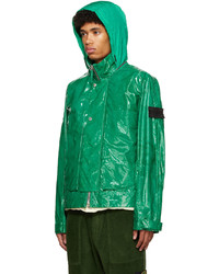 Giacca a vento verde di Stone Island Shadow Project