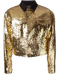 Giacca con paillettes dorata di Jean Paul Gaultier