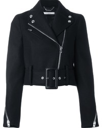 Giacca da moto di lana nera di Givenchy