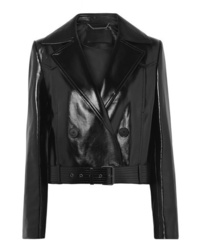 Giacca da moto in pelle nera di Givenchy