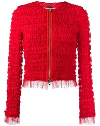 Giacca decorata rossa di Givenchy
