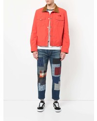 Giacca di jeans arancione di Junya Watanabe MAN