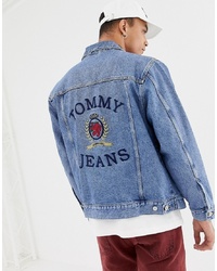 Giacca di jeans azzurra di Tommy Jeans