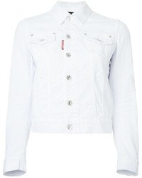 Giacca di jeans bianca di Dsquared2