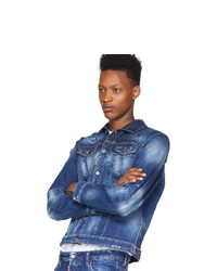 Giacca di jeans blu scuro di DSQUARED2