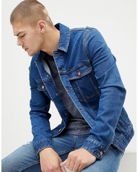 Giacca di jeans blu di ASOS DESIGN