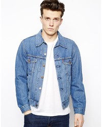 Giacca di jeans blu di Levis Vintage