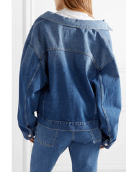 Giacca di jeans blu di Balenciaga