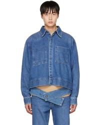 Giacca di jeans blu di Wooyoungmi
