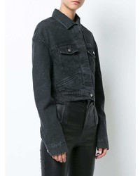 Giacca di jeans grigio scuro di Magda Butrym
