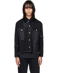 Giacca di jeans nera di Comme des Garcons Homme
