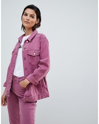 Giacca di jeans rosa di French Connection