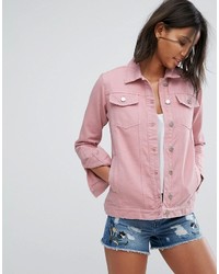 Giacca di jeans rosa di Miss Selfridge