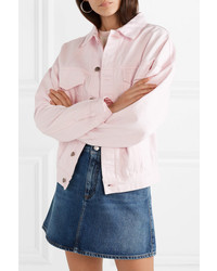 Giacca di jeans rosa di Double Rainbouu