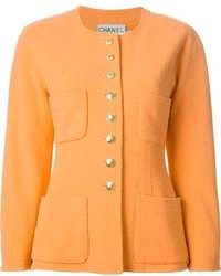 Giacca di lana arancione di Chanel