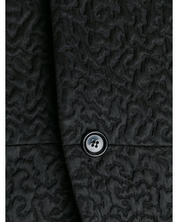 Giacca di lana testurizzata nera di Aspesi