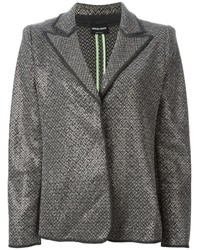 Giacca di tweed grigio scuro di Giorgio Armani