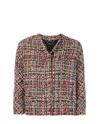 Giacca di tweed multicolore di Alexander McQueen