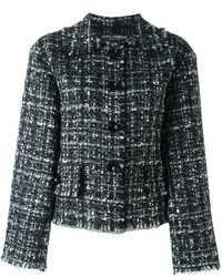Giacca di tweed nera di Dolce & Gabbana