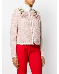 Giacca di tweed rosa di Giambattista Valli
